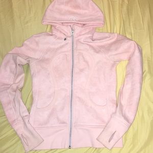 Pink lululemon scuba hoodie